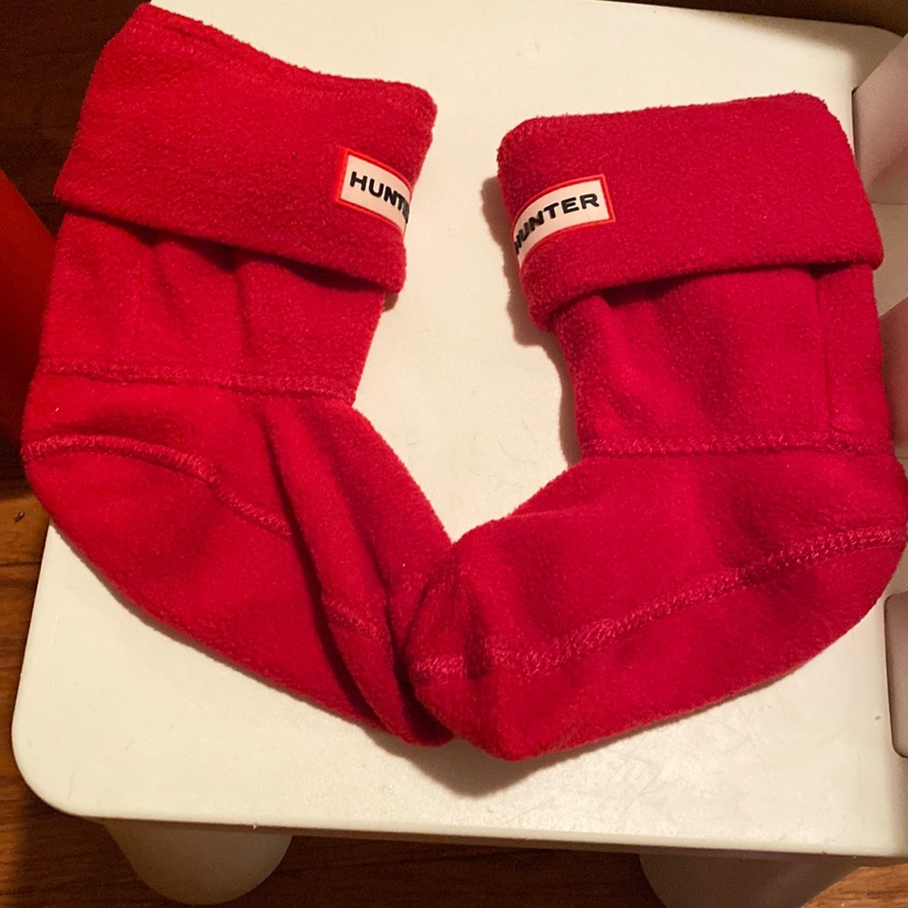 Hunter Kids Fleece boot sock